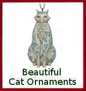 beautiful cat ornament