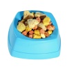 Kibble dish of food