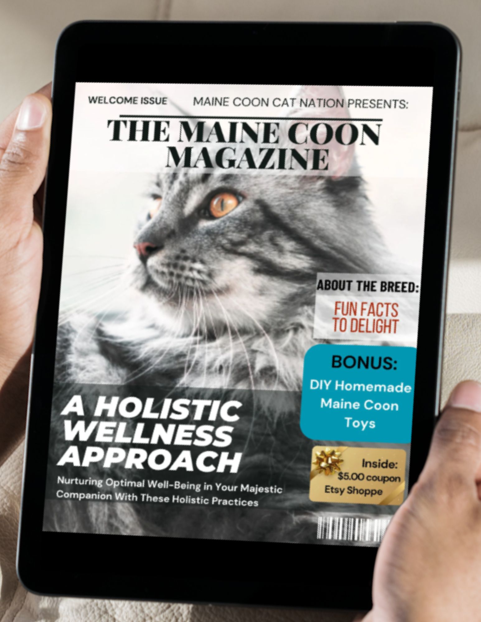 Maine Coon Magazine Publication magazine on ipad