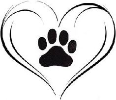 heart with paw