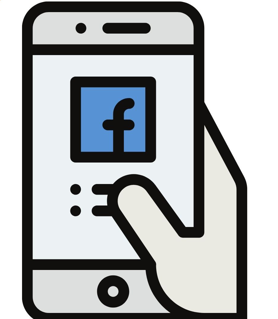 phone using facebook