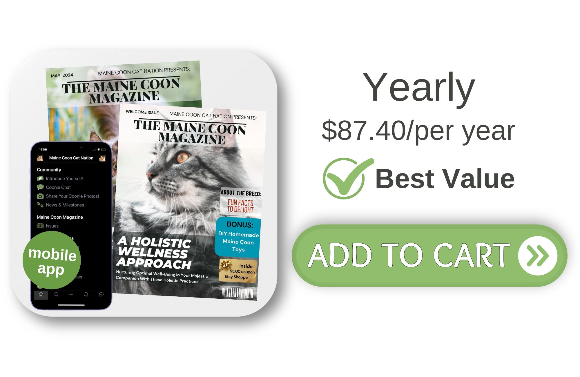 yearly option for subscription